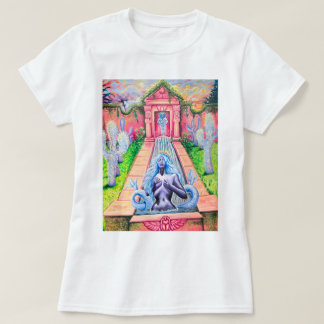 Mermaid Garden beroemd gemaakt door Nefertara T-shirt