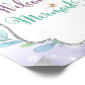 Mermaid Geboortede Decoratie Baby Shower (Hoek)