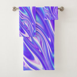 Mermaid Giggles Abstract Bad Handdoek