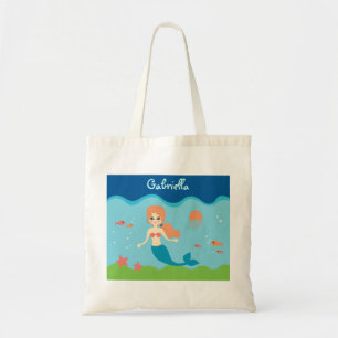 Mermaid Girl Bag Tote Bag
