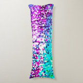 Mermaid Glitter Lichaamskussen (Voorkant Verticaal)