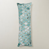 Mermaid Glitter Scales #3 #shiny Lichaamskussen (Achterkant (Verticaal))