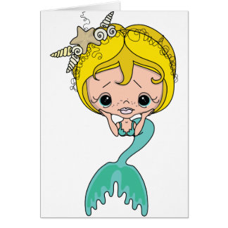 Mermaid Graphic (blauw)