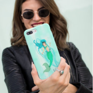 Mermaid Green Tail Girly Blue Personal iPhone 11 Pro Hoesje