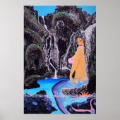 Mermaid grotto douche poster (Voorkant)