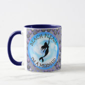 Mermaid Guerrier Grey Mug (Gauche)