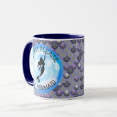 Mermaid Guerrier Grey Mug (Devant gauche)