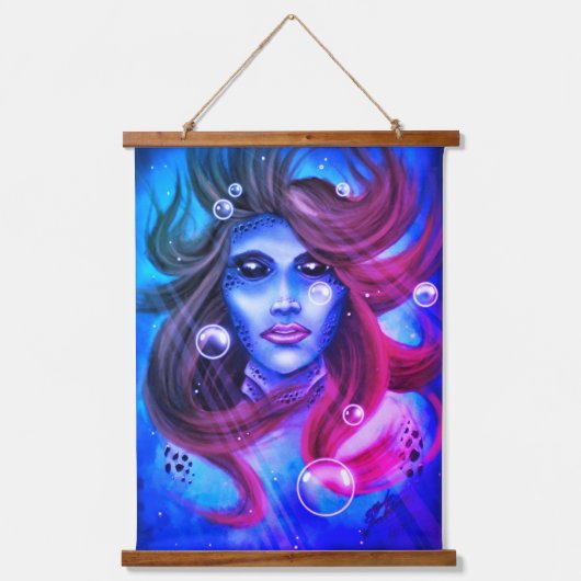 Mermaid Hangend Wandkleed (Voorkant)