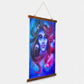 Mermaid Hangend Wandkleed (Gebogen)