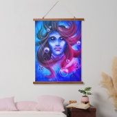 Mermaid Hangend Wandkleed (Slaapkamer)