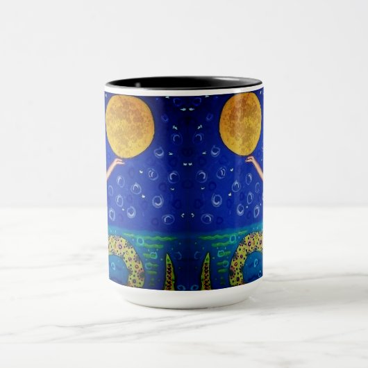 Mermaid Holding Moon Mug (Centre)