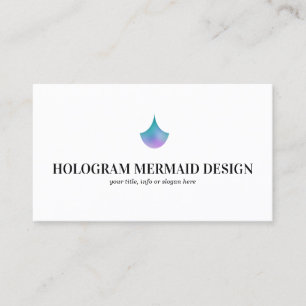 Mermaid Hologram Visitekaartje