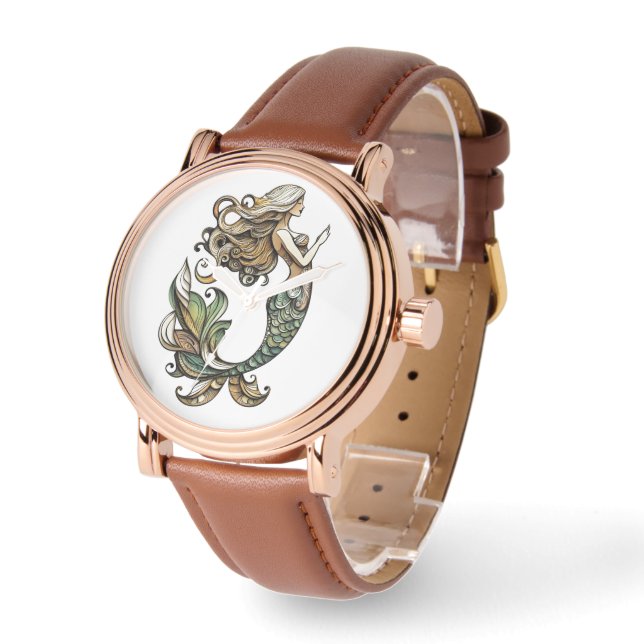 Mermaid Horloge (Hoek)