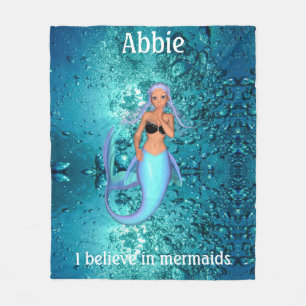 Mermaid - Ik geloof in Mermaids Fleece Blanket Deken