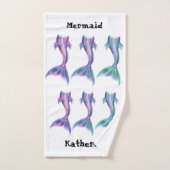 Mermaid Imaginaire Fairy Tales Cartoon Tails (Serviette à main)