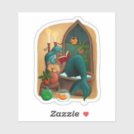 Mermaid Inna Tub Sticker