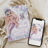 Mermaid Invitation Anniversaire Mermaid invitation