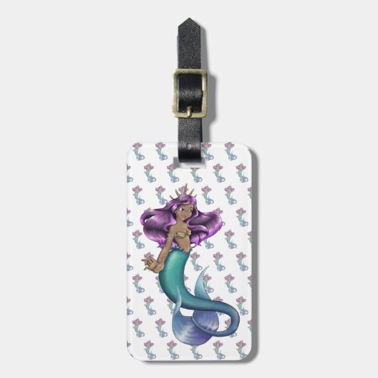 Mermaid Iole Bagagelabel (Voorkant verticaal)