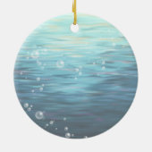 Mermaid Iole Keramisch Ornament (Achterkant)