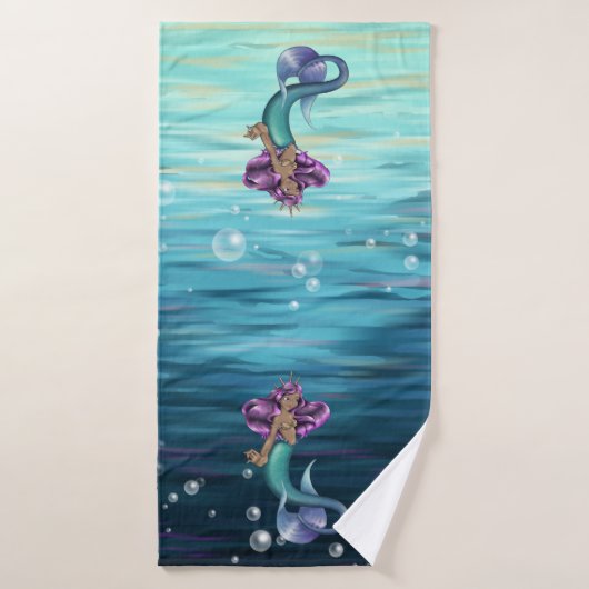 Mermaid Iole Towel Badhanddoek (Badhanddoek)