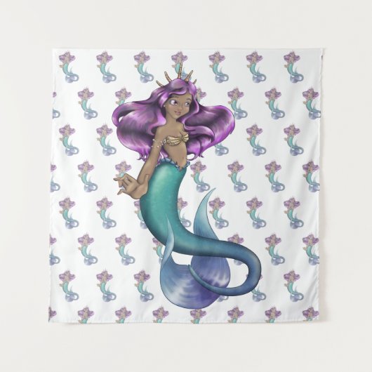 Mermaid Iole Wandkleed (Voorkant)
