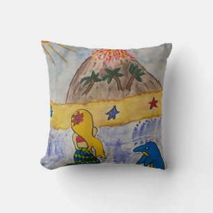 Mermaid Island Worpillow Kussen