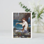 Mermaid, John William Waterhouse Briefkaart (Staand voorkant)