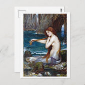 Mermaid, John William Waterhouse Briefkaart (Voorkant / Achterkant)
