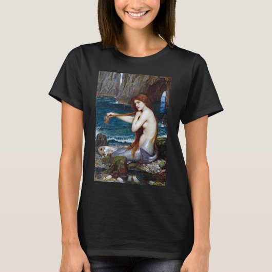 Mermaid, John William Waterhouse T-shirt (Voorkant)