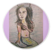 Mermaid Keramische Knop (Voorkant)