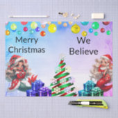 Mermaid Kerstmis Tissuepapier (Craft)