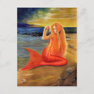 Mermaid Key Sunset Briefkaart