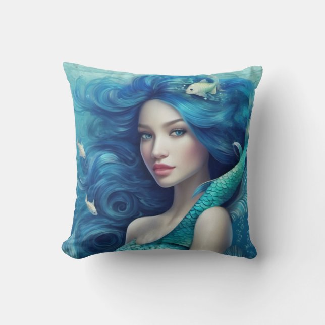 Mermaid Kussen (Voorkant)