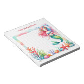 Mermaid Lagoon Notepad Notitieblok (Schuin)