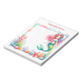 Mermaid Lagoon Notepad Notitieblok (Gedraaid)