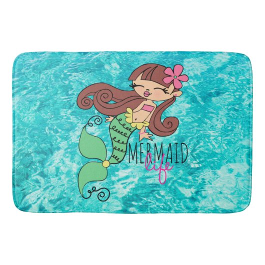 Mermaid Life Bath Mat (Voorkant)