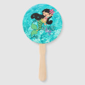 Mermaid Life BH Hand Fan Handwaaier (Voorkant)