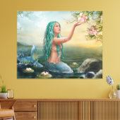 Mermaid Life Canvas Afdruk (Insitu (Woonkamer))