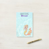 Mermaid Life Post-it® Notes (Op bureau)