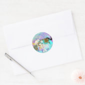 Mermaid Love Ronde Sticker (Envelop)