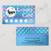 mermaid loyalty - kaart visitekaartje (Voorkant / Achterkant)