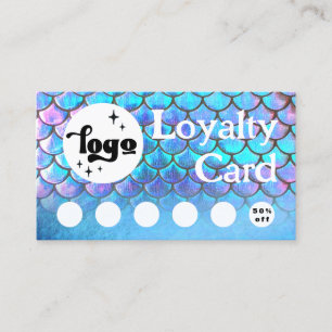 mermaid loyalty - kaart visitekaartje