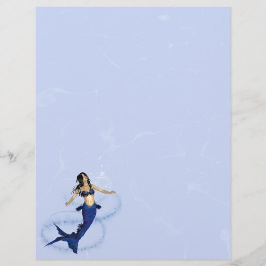 Mermaid Magic Stationery Letterhead (Voorkant)