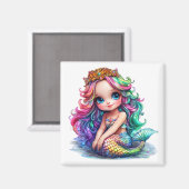 Mermaid Magnet   (Recto/Verso)
