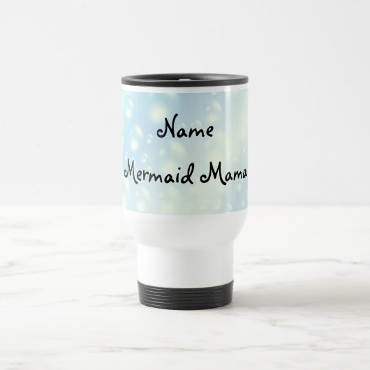 Mermaid Mama ontwerpt Travel Mug. Reisbeker (Center)