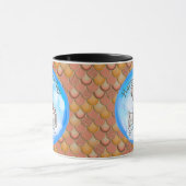 Mermaid Mappy Happy BIRTHDAY PINK Mug (Centre)