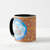 Mermaid Mappy Happy BIRTHDAY PINK Mug (Devant gauche)
