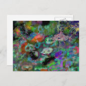 mermaid masquerade briefkaart (Voorkant / Achterkant)