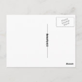 mermaid masquerade briefkaart (Achterkant)