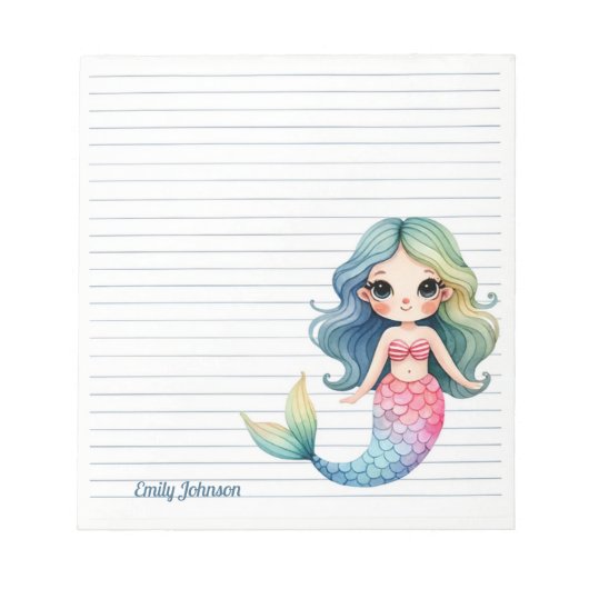 Mermaid Melodies Notepad Notitieblok (Voorkant)